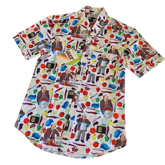 The Office x RSVLTS Kevin Malone’s Famous Chili Button Down Shirt - Picture 1 of 11